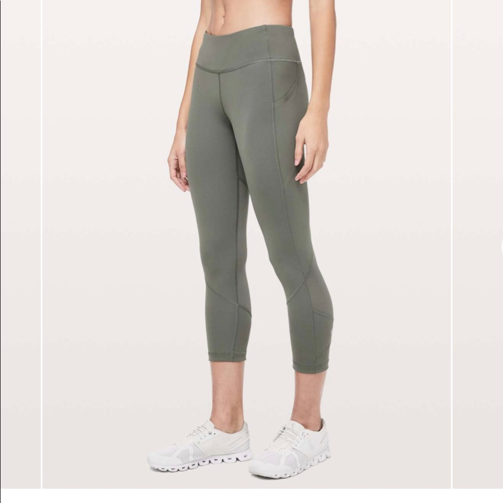 Lululemon Pace Rival Grey Sage 22” sz 8